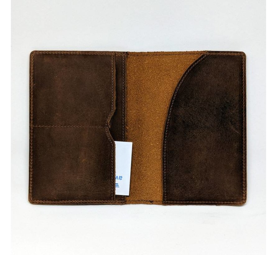 Pilot Licence Wallet Brown Leather