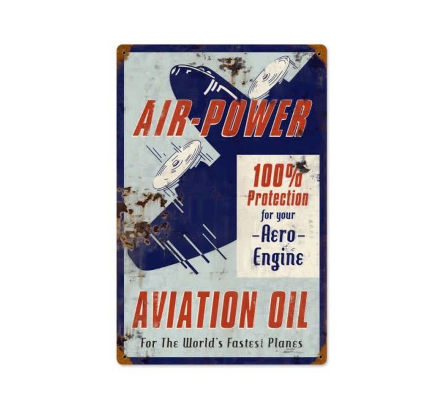 Air Power Metal Sign