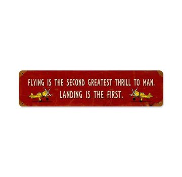 The Vintage Sign Co. Greatest Thrill Metal Sign