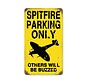 Spitfire Parking Metal Sign