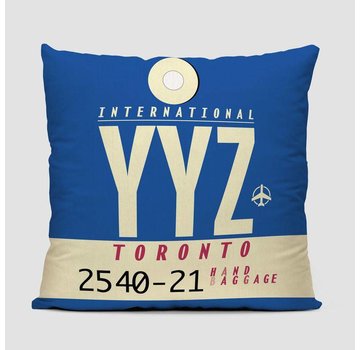 Airportag Throw Pillow  YYZ