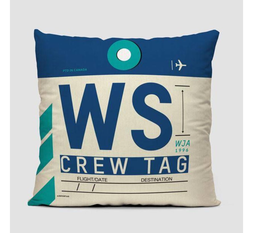 Throw Pillow Westjet