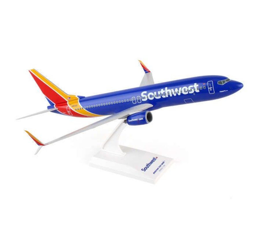 B737-800W Southwest New Livery 2014 Heart One 1:130 with stand
