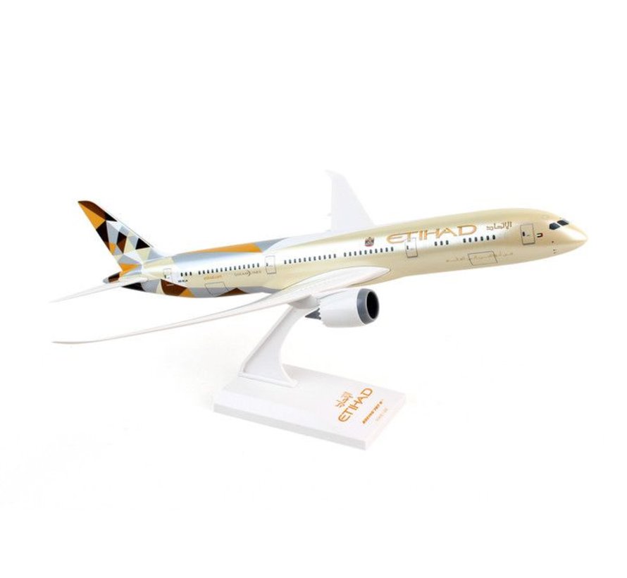 B787-9 Dreamliner Etihad 2014 c/s 1:200 with stand