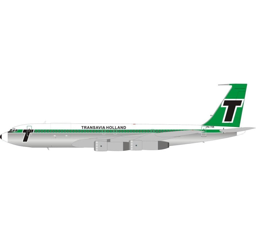 B707-300 Transavia Holland PH-TVK 1:200 With Stand
