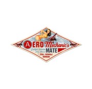 Aero Mechanic's Mate Metal Sign