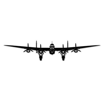Lancaster Bomber Silhouette Cutout metal
