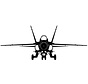 FA18 Hornet Silhouette Cutout metal