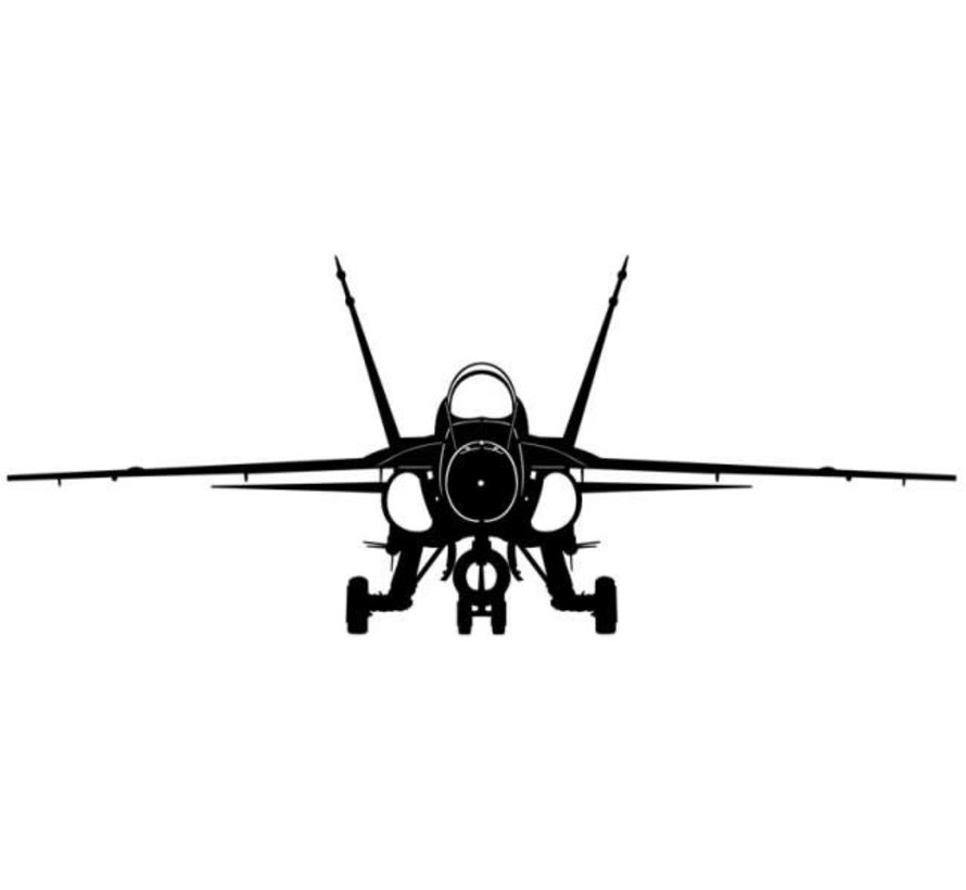 FA18 Hornet Silhouette