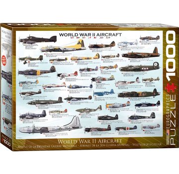 Puzzle World War II Aircraft 1000 pieces