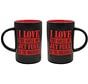 Mug I Love Smell of Jet Fuel Drum red on black