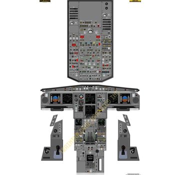 Aviation Training Graphics Cockpit Training Poster A330