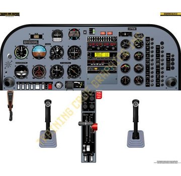 Aviation Training Graphics Cockpit Training Poster DA20 A1 Katana