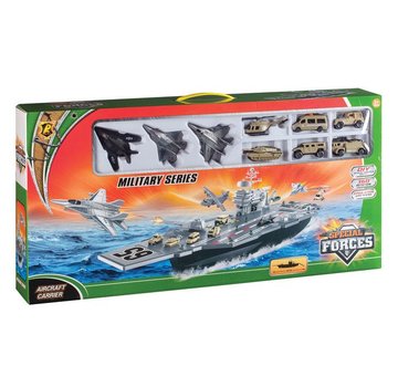Daron WWT Aircraft Carrier with Diecast Planes & Helicopters Toy 34"