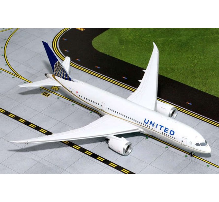 B787-8 Dreamliner United 2010 livery N27901 1:200 with stand