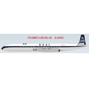InFlight DH106 Comet 4 BOAC G-APDC 60th anniversary Polished 1:200 with stand