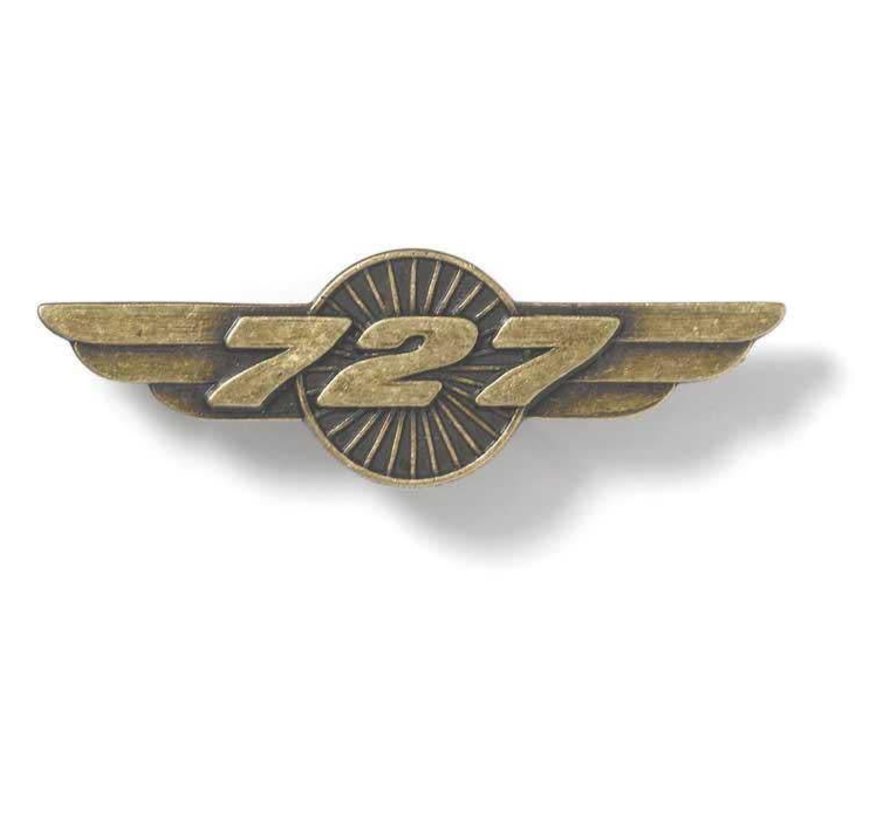Pin 727 Wings Bronze 1 1/2"
