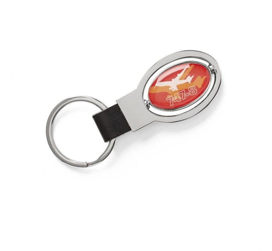 747-8 Shadow Graphic Key Ring