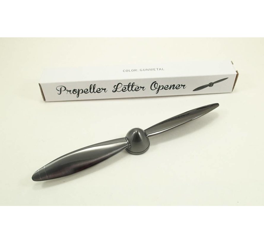 Propeller Letter Opener Gunmetal