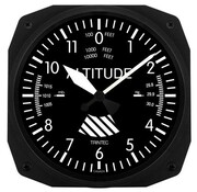 Trintec Industries Classic Altimeter Instrument Style Wall Clock