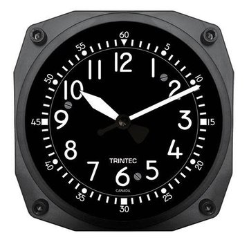 Trintec Industries Classic Cockpit Clock 6"