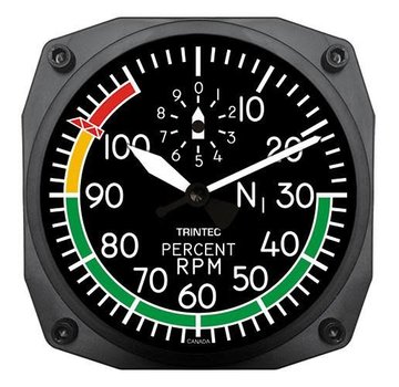 Trintec Industries Modern RPM Clock 6"