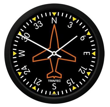 Trintec Industries Classic 10" Directional Gyro Clock