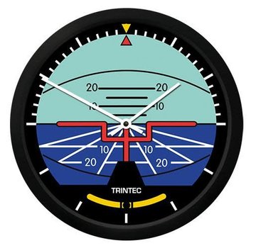 Trintec Industries Classic Artificial Horizon 10" Clock