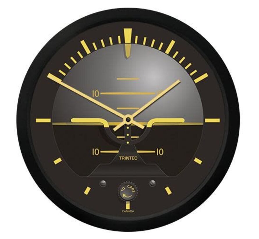 Vintage Artificial Horizon Clock 10"