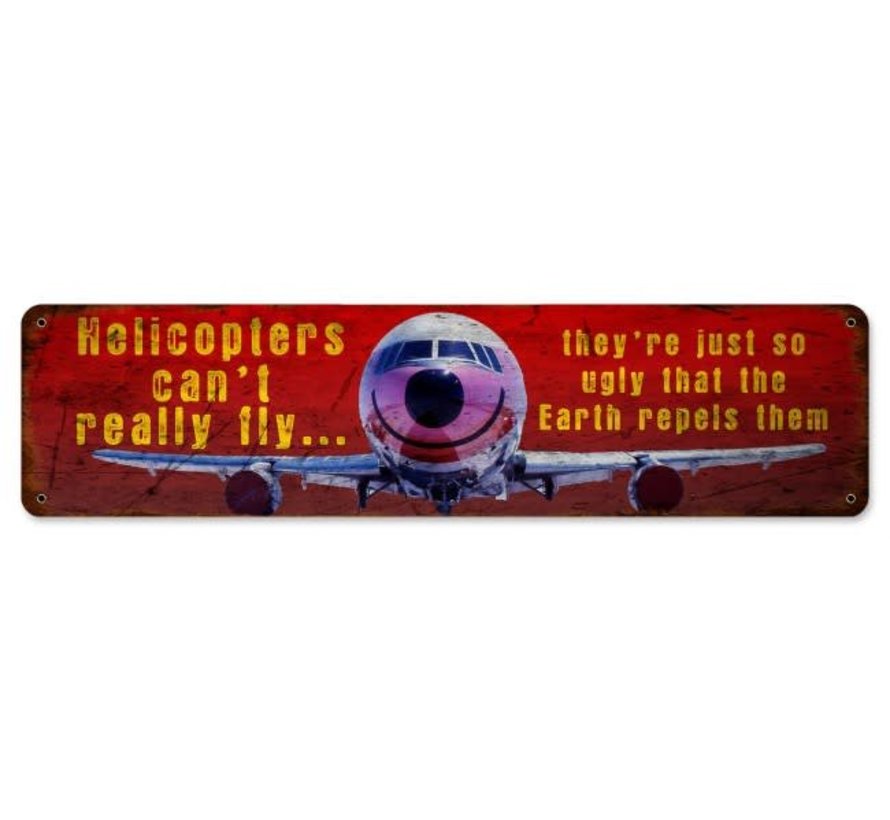 Ground Repels Them Metal Sign