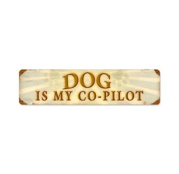 The Vintage Sign Co. Dog Copilot Metal Sign
