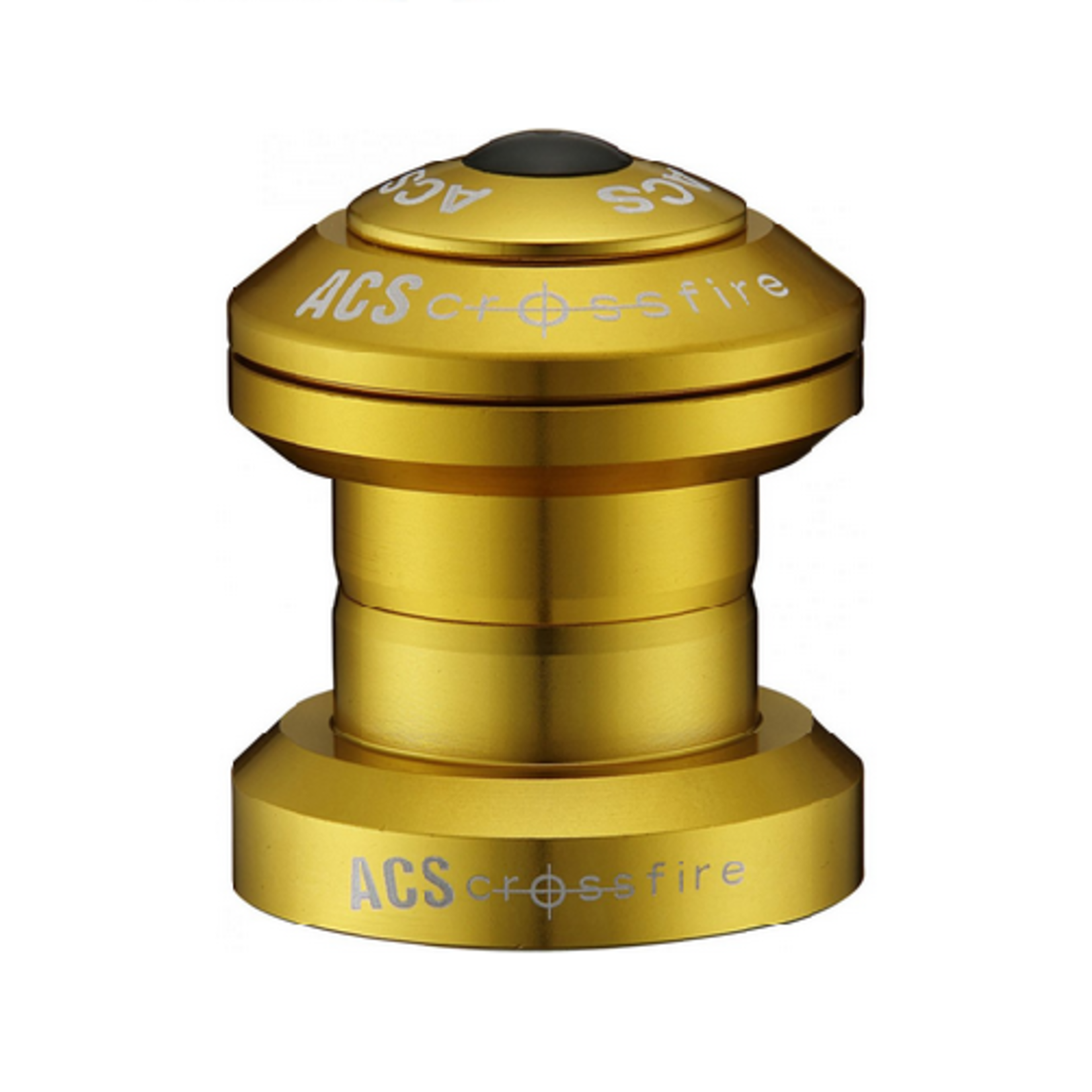 ACS ACS Crossfire External Cup Headset  Threadless  Gold 1''