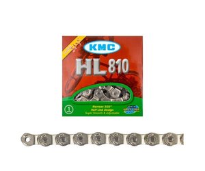 KMC HL810 Half-link Chain 3//32 Silver 100 Links