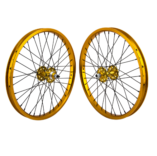 SE Racing 20x1.75 Wheelset Gold Power Cycles BMX
