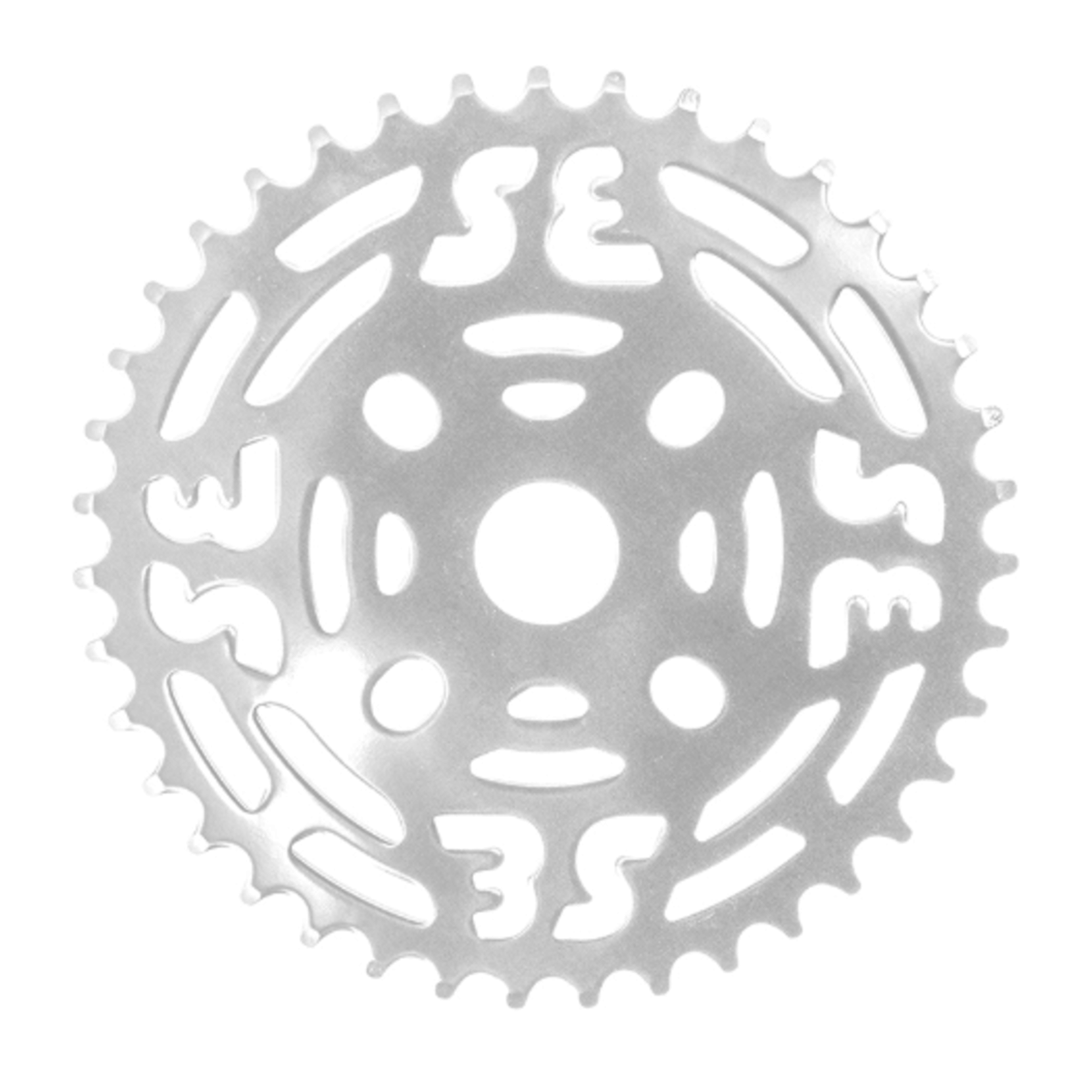 SE BIKES Se Racing One Piece Steel Chainring 39T White