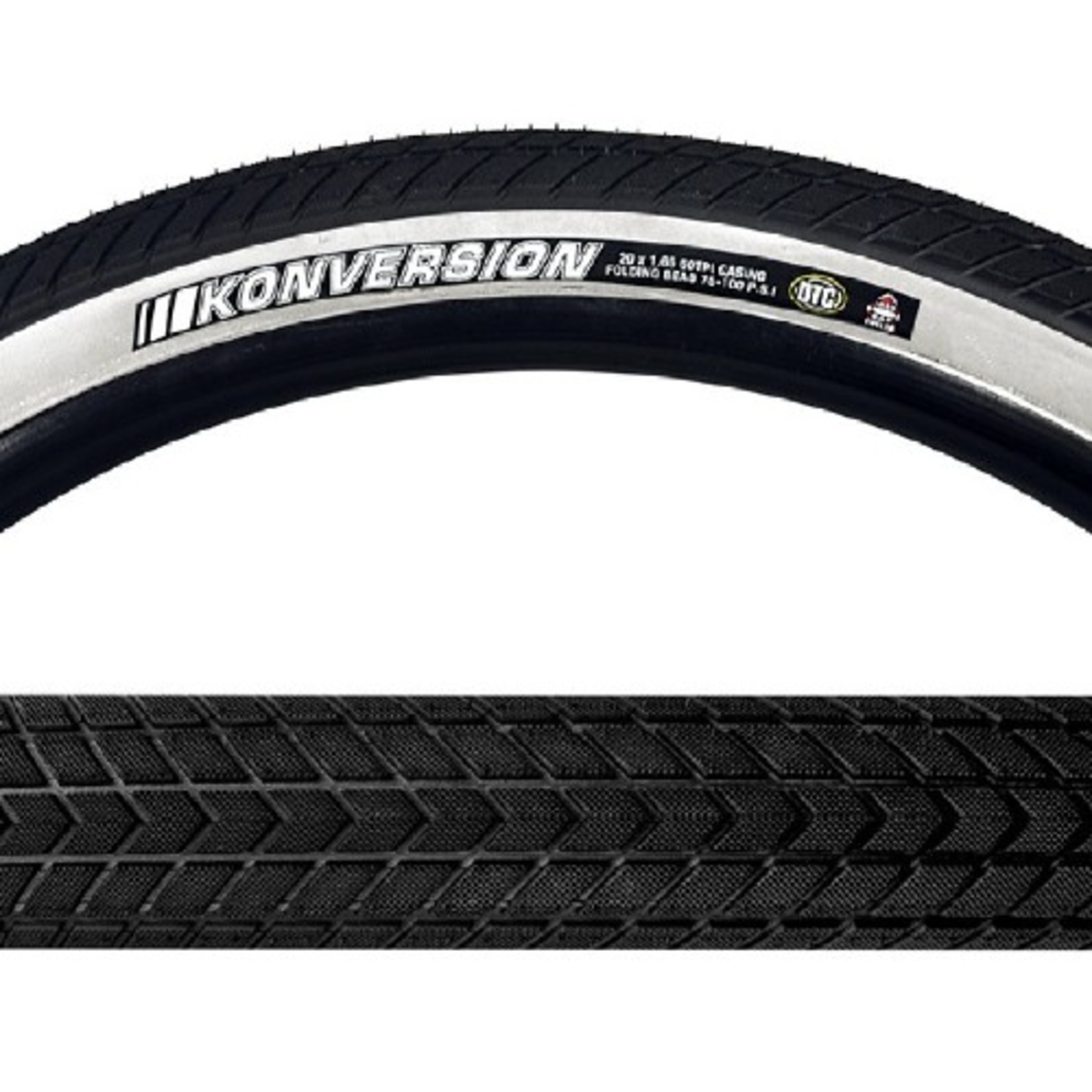 Kenda Konversion Fold Tire 20x1.65 Black/White