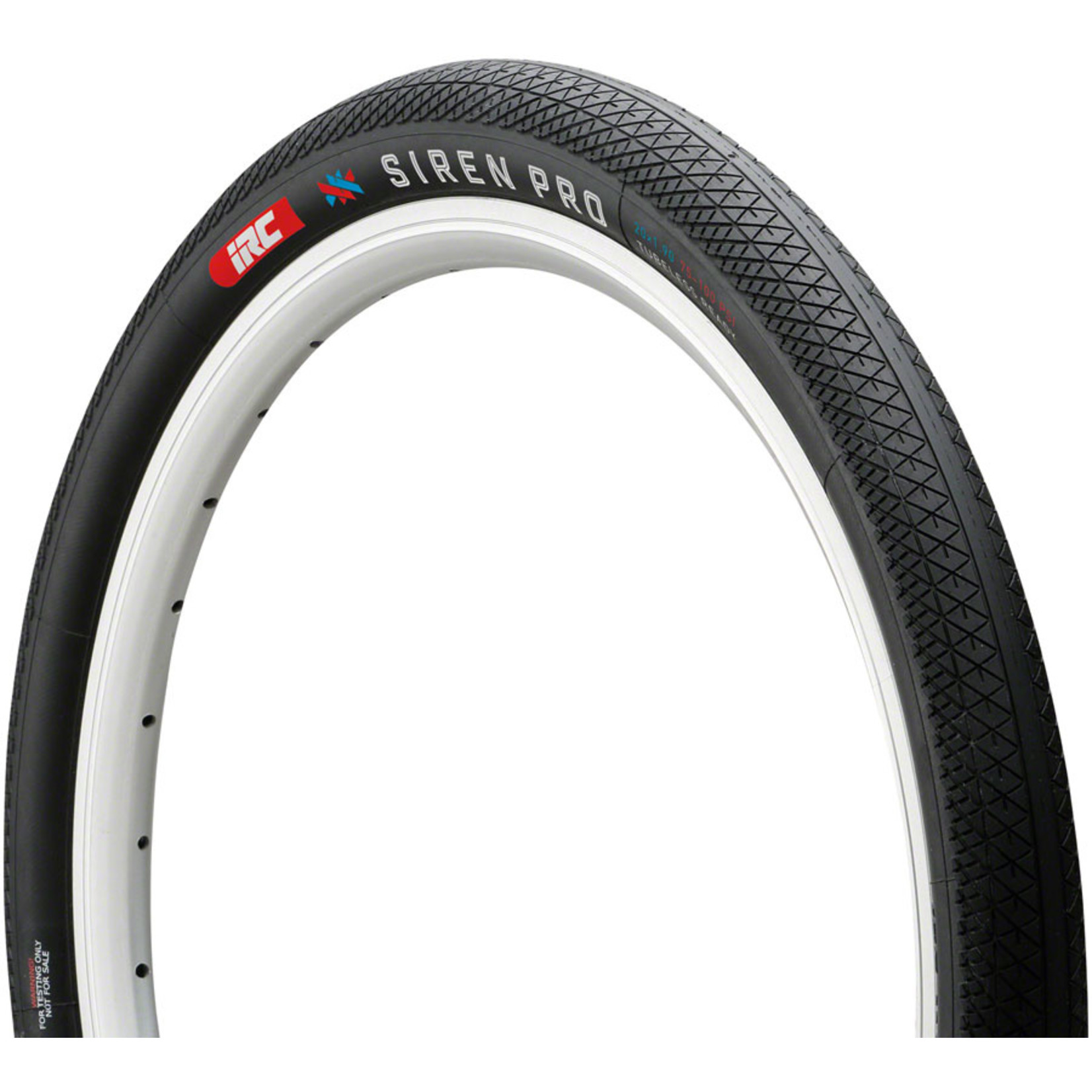 IRC Tire Siren Pro Tire - 20 x 1.75"  Tubeless  Folding  Black 100Psi