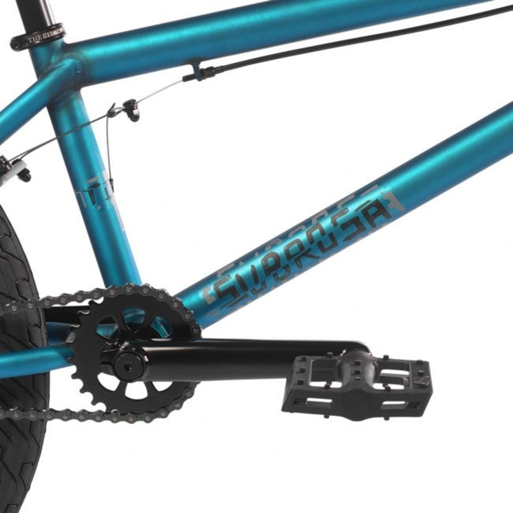 BIKE MATTE TRANS TEAL - Power Cycles BMX