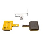 Tektro Tektro A10YS Disc Brake Pad - Metal/Ceramic Compound, For Use With 2-Piston Calipers, Yellow