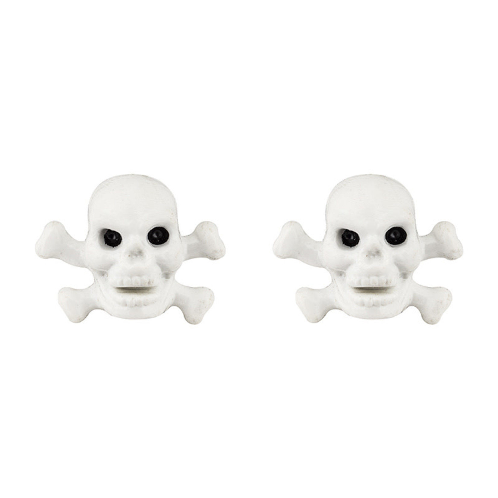 Valve Caps Trik Topz Skull/Bone  SV (Pair)