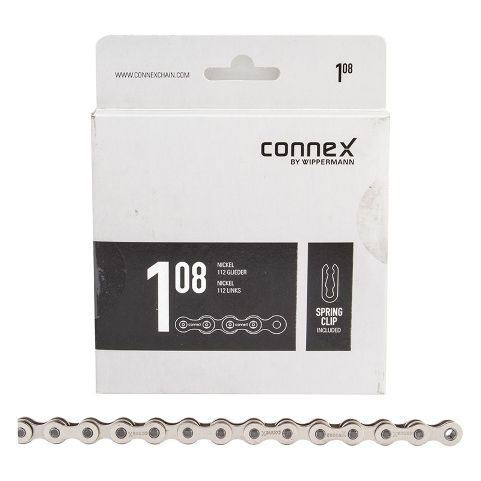 Connex  108 Chain  1/2x1/8 Silver