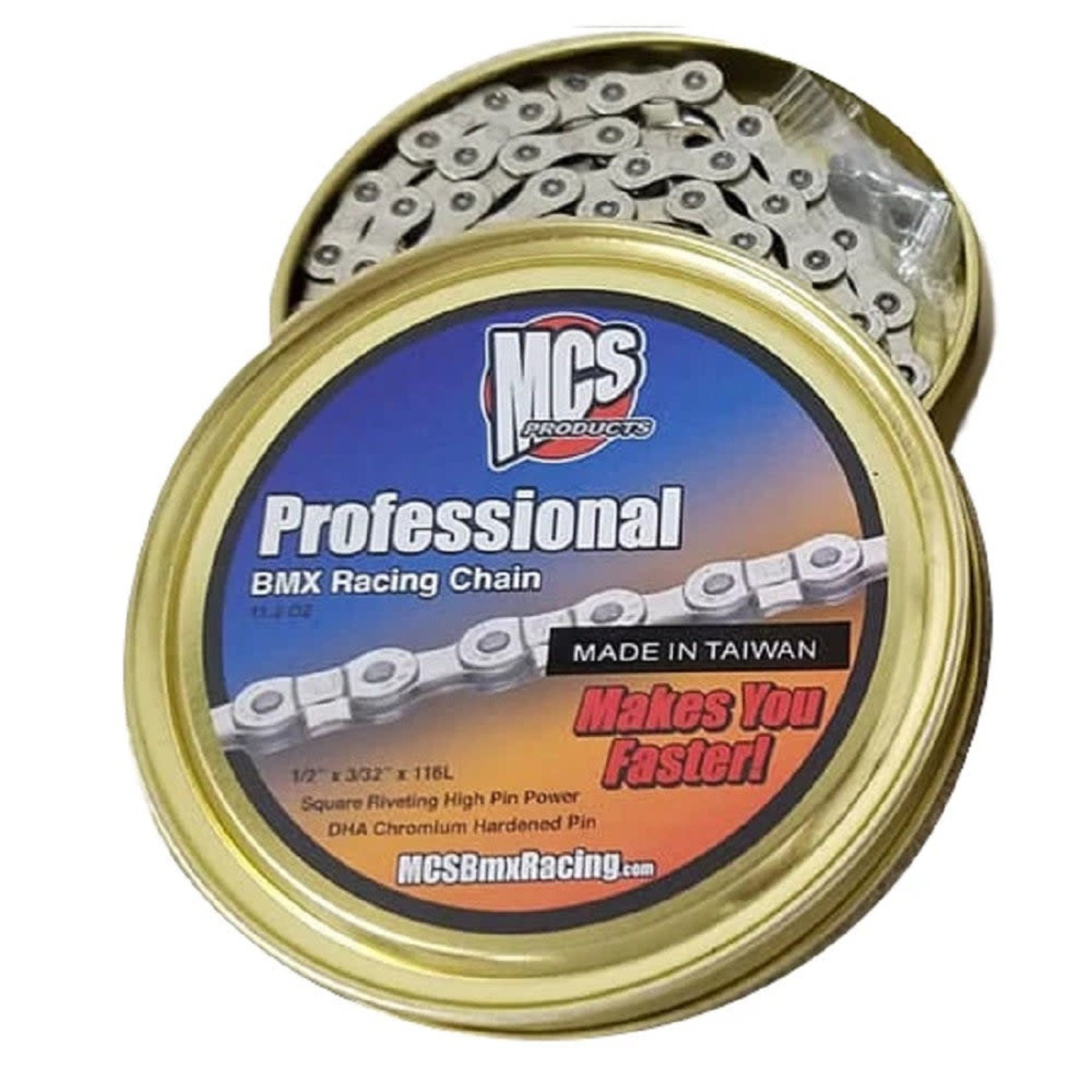MCS Bicycles Mcs Professional Chain 1/2x3/32'' Silver