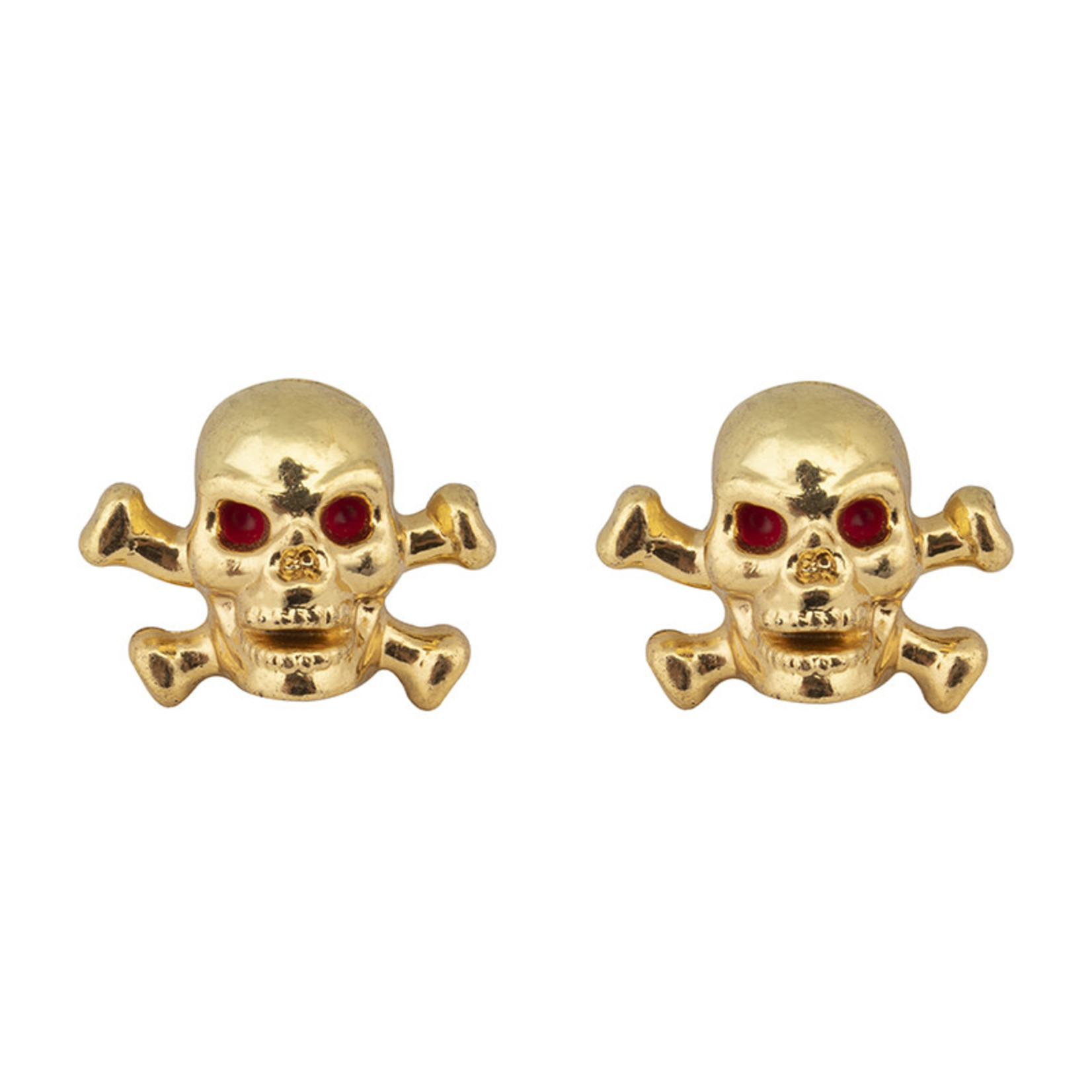 Valve Caps Trik Topz Skull/Bone  SV (Pair)