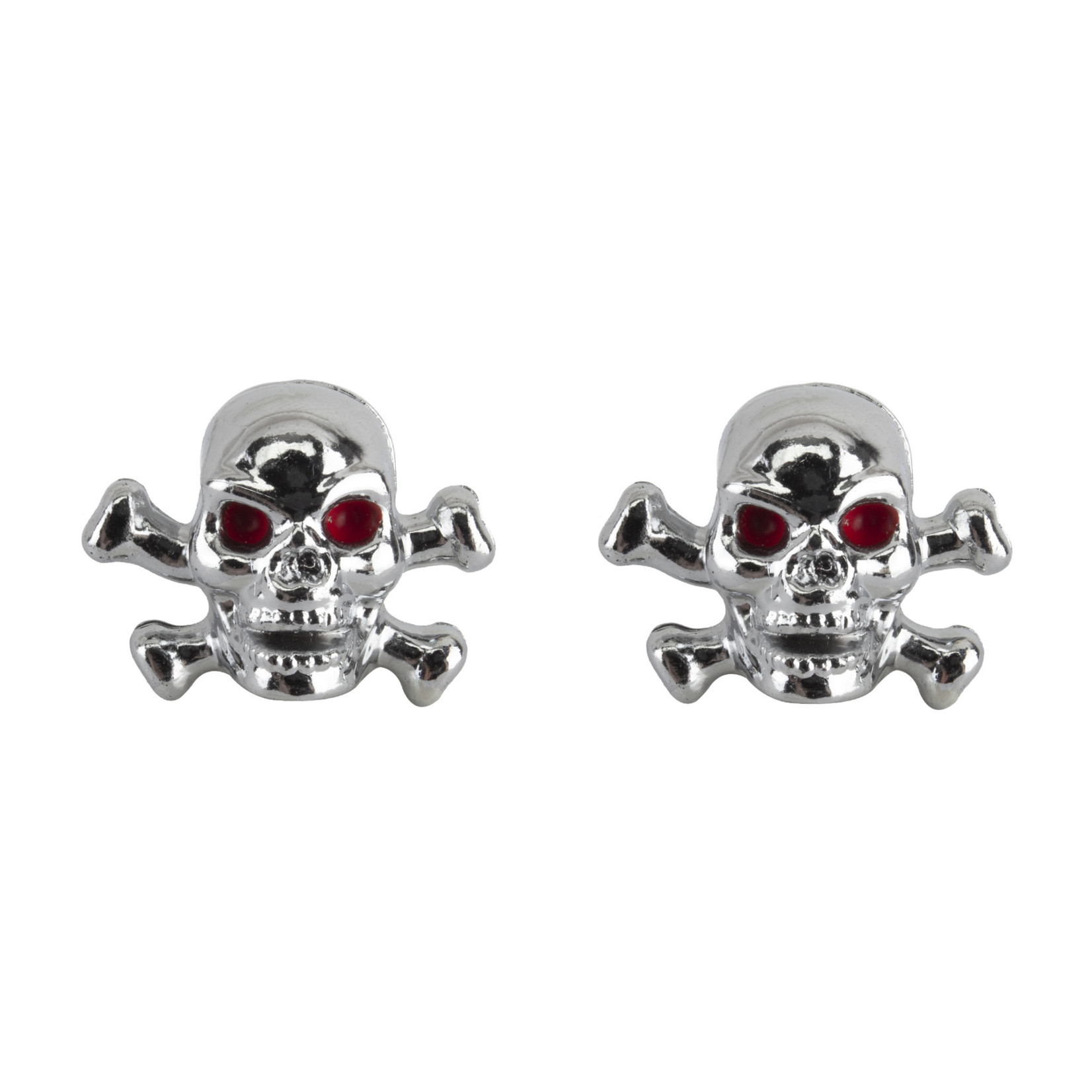 Valve Caps Trik Topz Skull/Bone  SV (Pair)