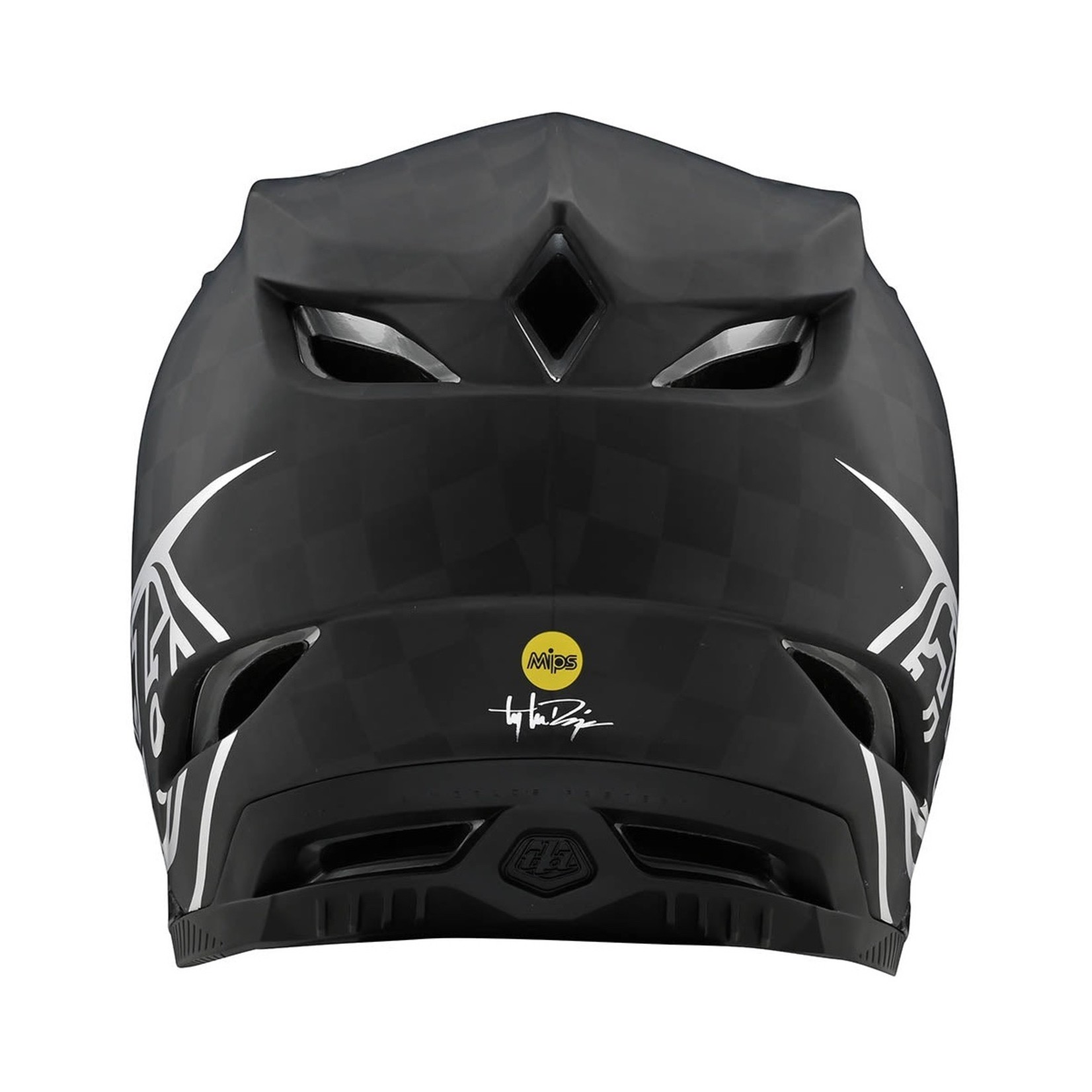 Troy Lee Designs Troy Lee D4 Carbon Helmet w/ MIPS Stealth Black/Silver