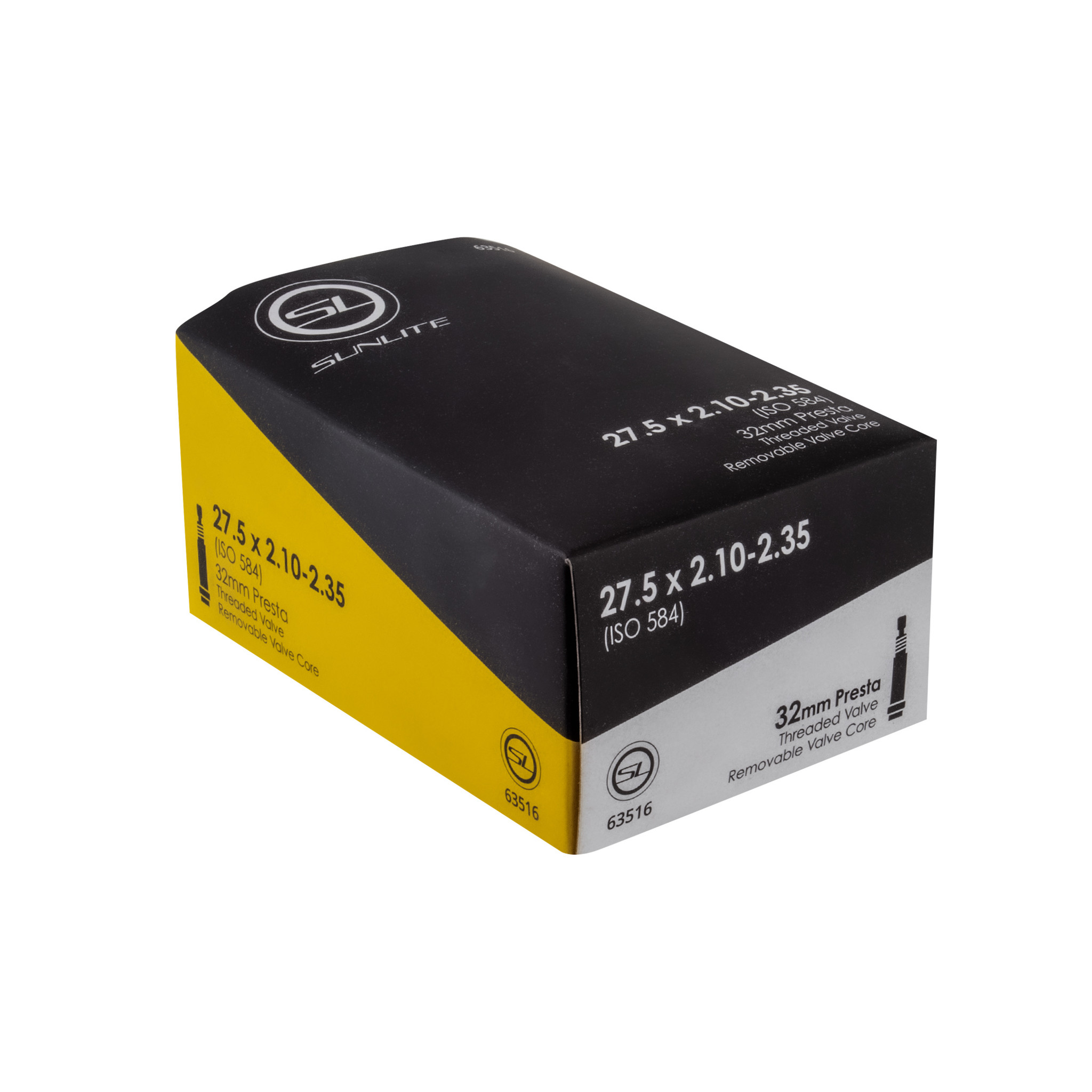 Sunlt Tube 27.5x2.10 2.35 32mm PV Power Cycles BMX