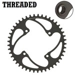 Rennen Design Group Rennen 4-Bolt Threaded Decimal Chainring Black