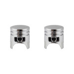Valve Caps Trik Topz Piston SV (Pair) Chrome