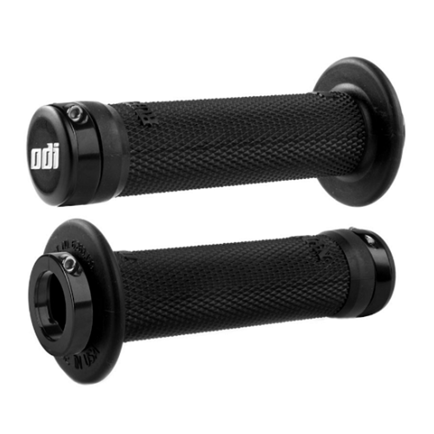 ODI Odi Bmx Flange Lock-On Ruffian Grips Bonus Pack Black