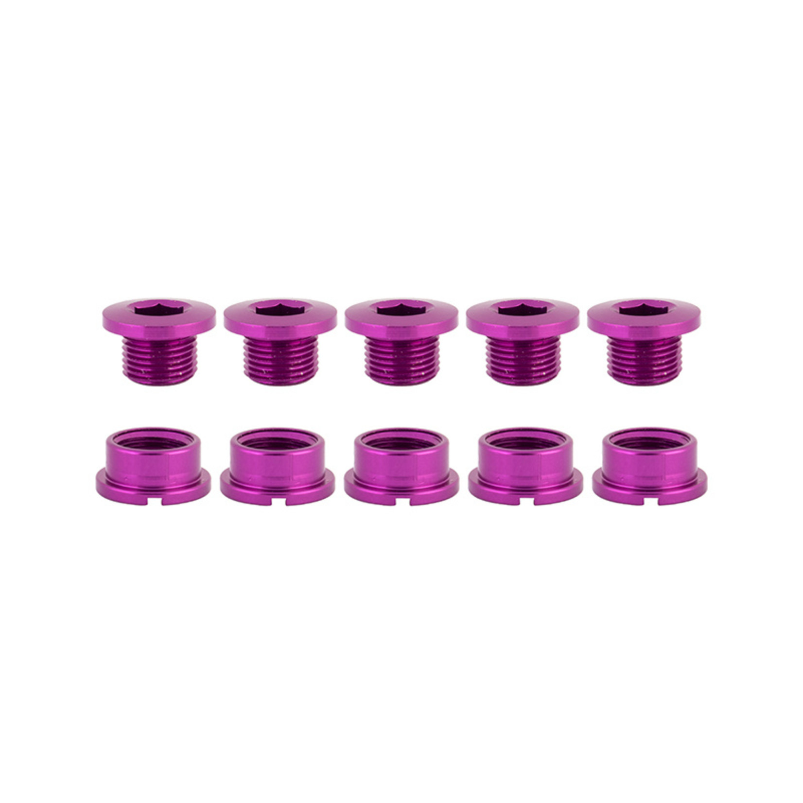 Origin8 Origin8 Chainring Bolt Set  Purple